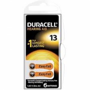 DURACELL EASY TAB 13 ARANCIO BATTERIA PER APPARECCHIO ACUSTICO