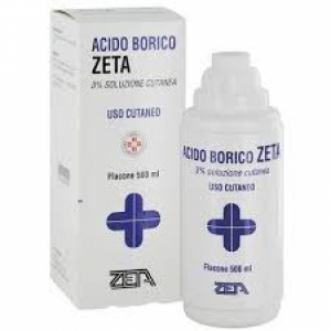 ACIDO BORICO 3% SOLUZIONE CUTANEA FLACONE DA 500 ML