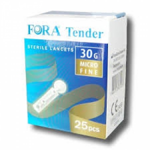 LANCETTE PUNGIDITO MICROFINE 30 GAUGE 25 PEZZI