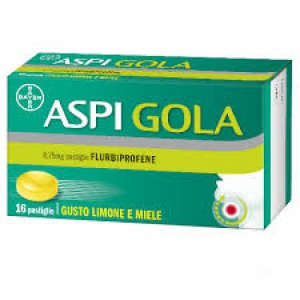 ASPI GOLA 8,75 MG PASTIGLIA GUSTO MIELE LIMONE 16 PASTIGLIE IN BLISTER PVC/PVDC/ALLUMINIO