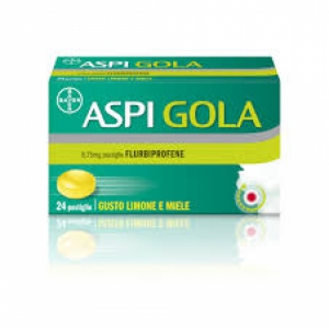 ASPI GOLA 8,75 MG PASTIGLIA GUSTO MIELE LIMONE 24 PASTIGLIE IN BLISTER PVC/PVDC/ALLUMINIO