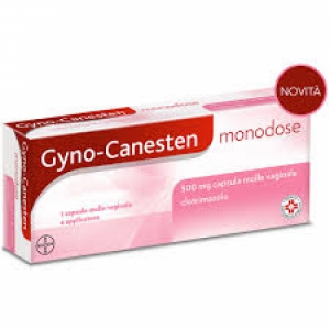 GYNOCANESTEN MONO 500 MG CAPSULA MOLLE VAGINALE 1 CAPSULA IN BLISTER PVC/PVDC/PVC