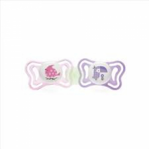 CHICCO SUCCHIETTO LIGHT GIRL SILICONE 2-6 MESI 2 PEZZI