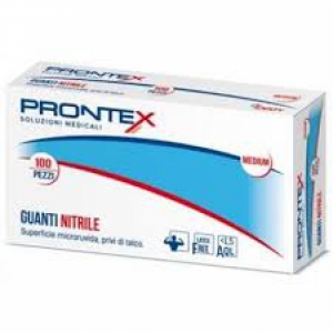 PRONTEX GUANTO IN NITRILE SENZA POLVERE GRANDE 8/9 100 PEZZI