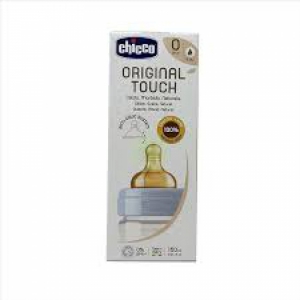CHICCO BIBERON ORIGINAL 150ML TOUCH 1 FORO BOY CON TETTARELLA IN CAUCCIU'