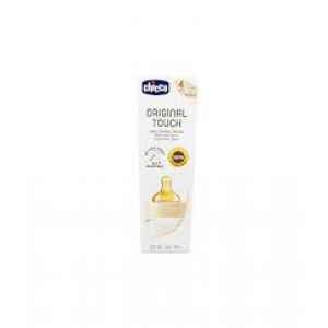 CHICCO BIBERON ORIGINAL 330ML TOUCH REGULAR UNISEX CON TETTARELLA IN CAUCCIU'