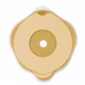 PLACCA PIANA FLEXIMA KEY 60 MM CON PROTETTORE CUTANEO IDROCOLLOIDALE E FLANGIA 5 PEZZI