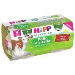 HIPP BIO HIPP BIO OMOGENEIZZATO POLLO VITELLO 2X80 G