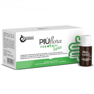 FARMACISTI PER LA RICERCA PIU' FLORA JUNIOR 10 FLACONCINI DA 10 ML