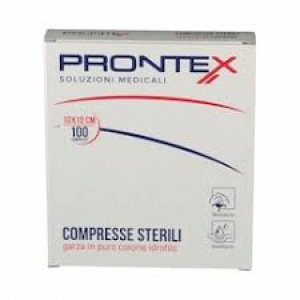 PRONTEX GARZA COMPRESSA 12/8 10X10CM 100 PEZZI