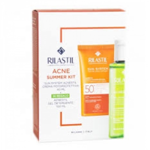 RILASTIL SUN SYSTEM ACNESTIL SPF50+ CREMA + DETERGENTE