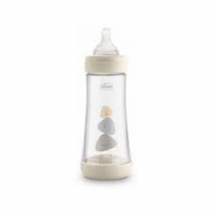 CHICCO BIBERON PERFECT 5 UNISEX 300 ML IN SILICONE 3 FORI