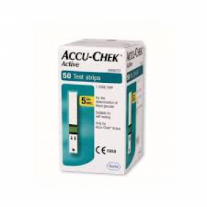 STRISCE MISURAZIONE GLICEMIA ACCU-CHEK ACTIVE STRIPS 50 PEZZI INF RETAIL
