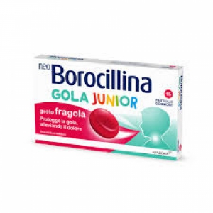 NEOBOROCILLINA GOLA JUNIOR 15 PASTIGLIE GUSTO FRAGOLA