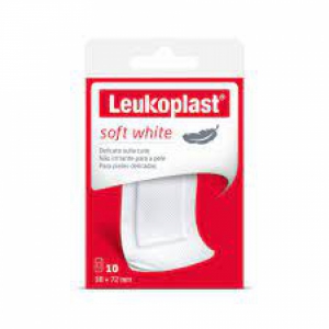 LEUKOPLAST SOFT WHITE 72 X 38 CM 10 PEZZI