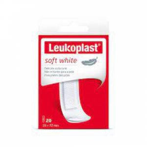 LEUKOPLAST SOFT WHITE 72 X 19 CM 20 PEZZI