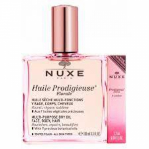 NUXE HUILE PRODIGIEUSE OLIO SECCO FLORALE 100 ML + PRODIGIEUX FLORAL LE PARFUM 1,2 ML