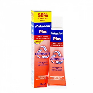 KUKIDENT PLUS ORIGINAL CREMA ADESIVA DENTIERE 65 G