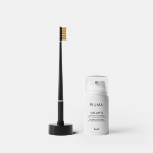 PIUMA SMILE BOX T03 + BASE + TOOTHPASTE GOLD PERFECT BLACK