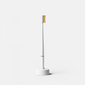 PIUMA TOOTHBRUSH T03 + BASE - GOLD PURE WHITE