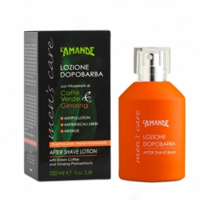 L'AMANDE MAN'S CARE LOZIONE DOPOBARBA RINFRESCANTE ANTI ARROSSAMENTO CON ALCOOL 100 ML