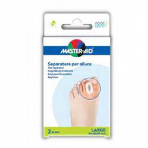 SEPARATORE ALLUCE MASTER-AID FOOTCARE CON ANELLO LARGE 2 PEZZI D4