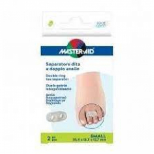 SEPARATORE DITA MASTER-AID FOOTCARE CON ANELLO DOPPIO SMALL 2 PEZZI C10