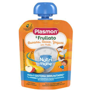 PLASMON NUTRI-MUNE BANANA/COCCO/YOGURT CON MELA 85 G