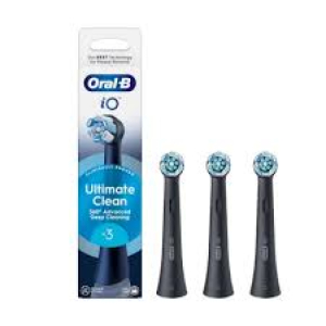 ORALB POWER REFILL IO ULTRA CLEAN BLACK 3 PEZZI