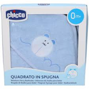 CHICCO QUADROTTO SPUGNA BLU 0 MESI+