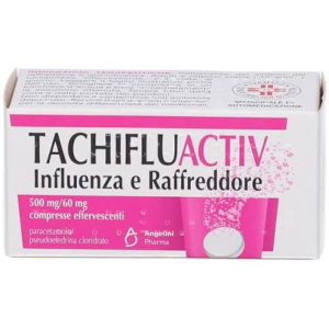 TACHIFLUACTIV INFL RAFFR 500 MG/60 MG COMPRESSE EFFERVESCENTI 10 COMPRESSE IN TUBO PP