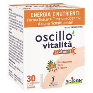 OSCILLO VITALITA' 3+ 30 STICK OROSOLUBILI