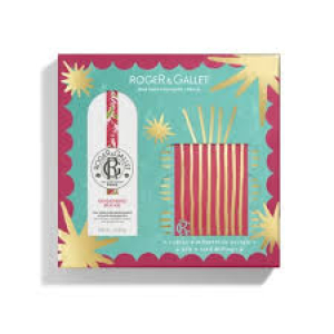 ROGER&GALLET SET NATALE GINGEMBRE ROUGE EAU DE TOILETTE 100 ML + DIFFUSORE AMBIENTE 25 ML 25