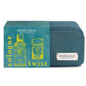 ROGER&GALLET SET NATALE TROUSSE TWIST EAU DE COLOGNE 100 ML + DEODORANT 24H 50 G 25