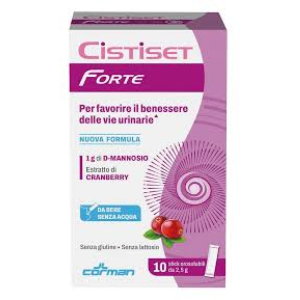 CISTISET FORTE 10 STICK OROSOLUBILI 2,5 G SENZA GLUTINE SENZA LATTOSIO
